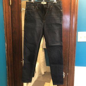 Madewell 10 inch high rise skinny jeans
